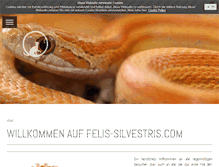 Tablet Screenshot of felis-silvestris.com